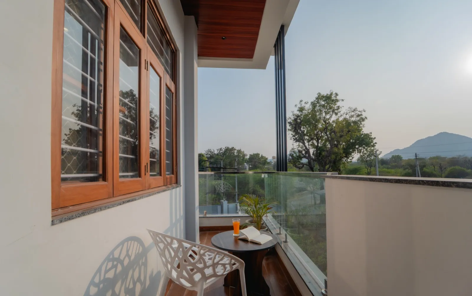 Curated Scenic Balcony View