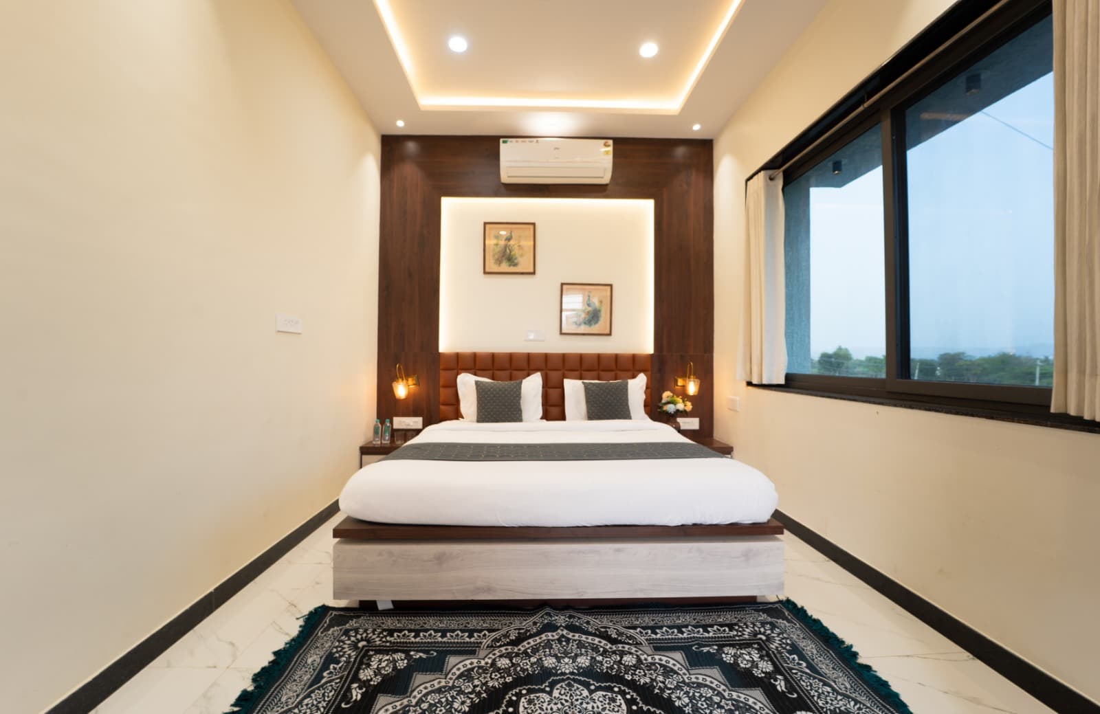 Luxury Air-Conditioned Bedrooms